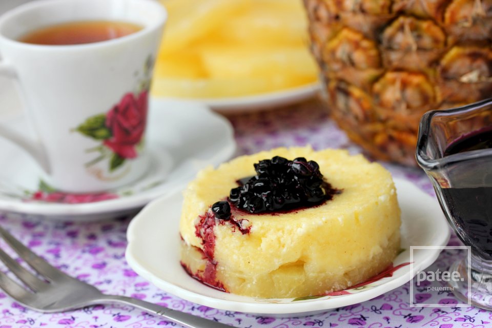 Творожная запеканка с ананасом в микроволновке - Шаг 10