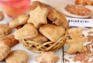 Печенье из гречневой муки с творогом