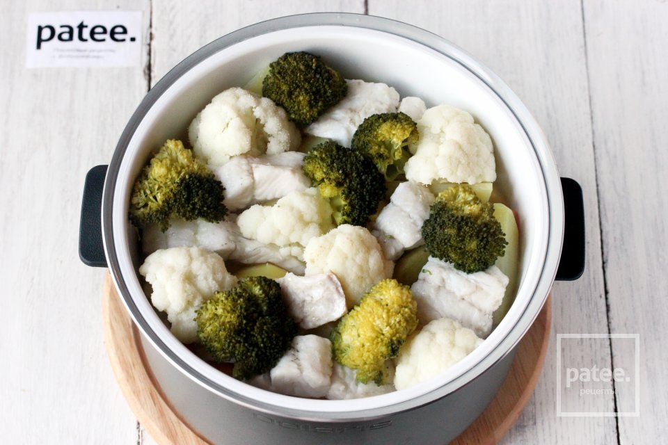 Судак с овощами на пару в мультиварке - Шаг 10