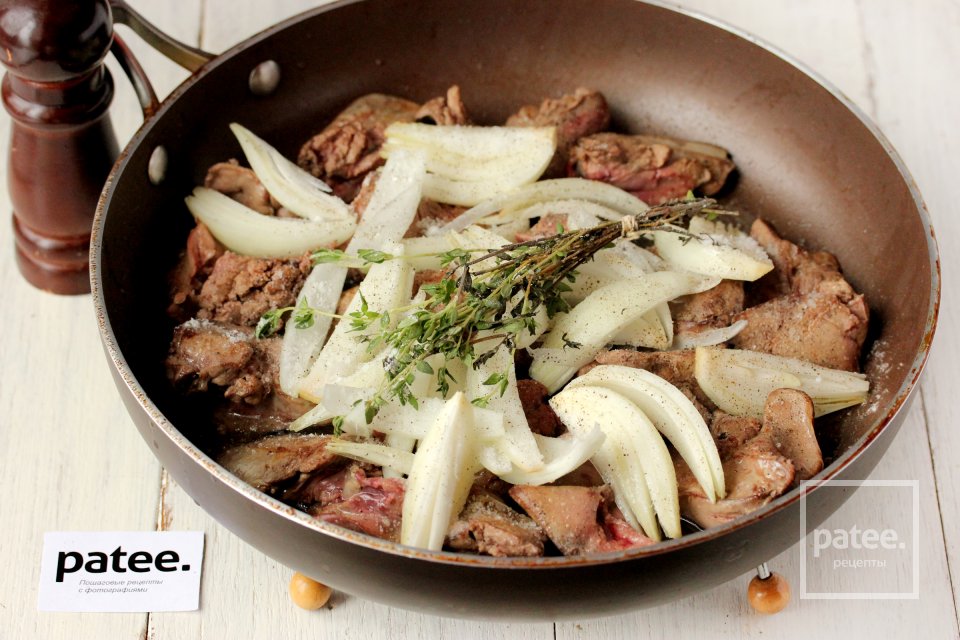 Паштет из куриной печени с кедровыми орешками и тимьяном - Шаг 5