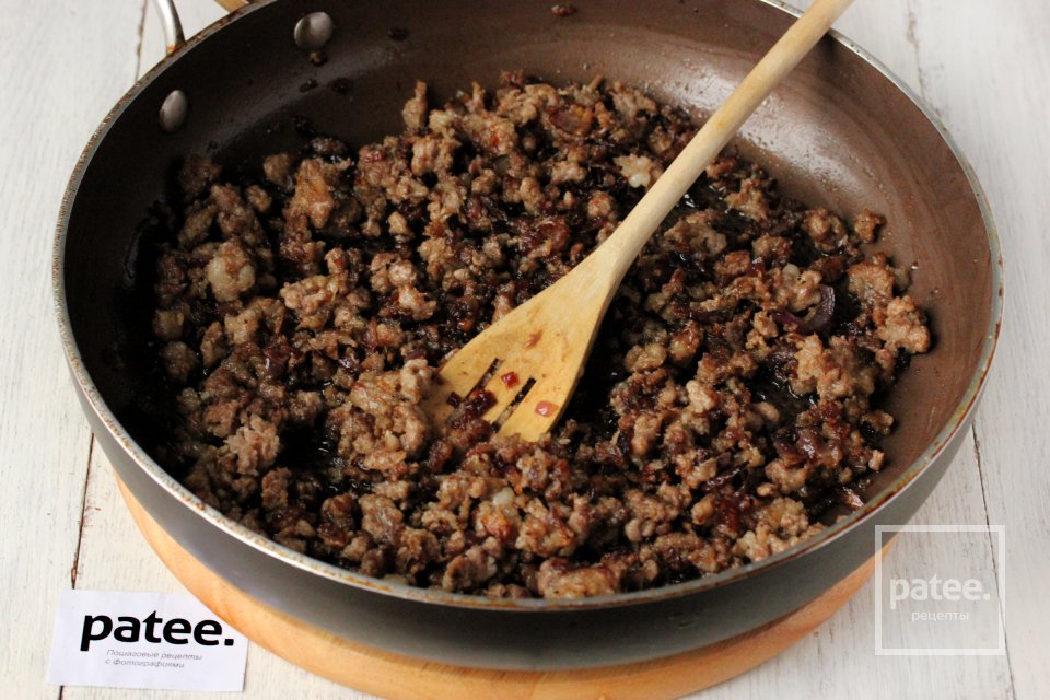 Лазанья с мясным фаршем - Шаг 4