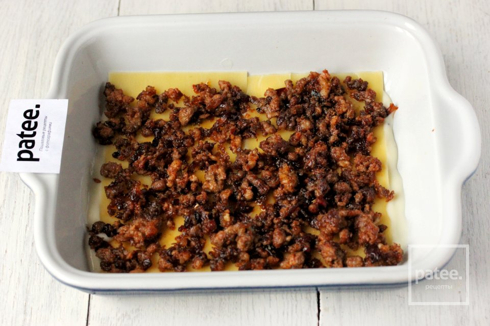 Лазанья с мясным фаршем - Шаг 10
