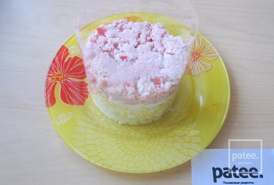 Салат с креветками Нежный - Шаг 11