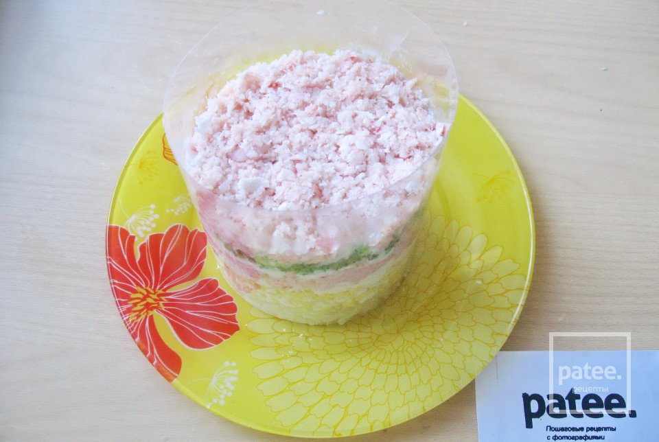 Салат с креветками Нежный - Шаг 13