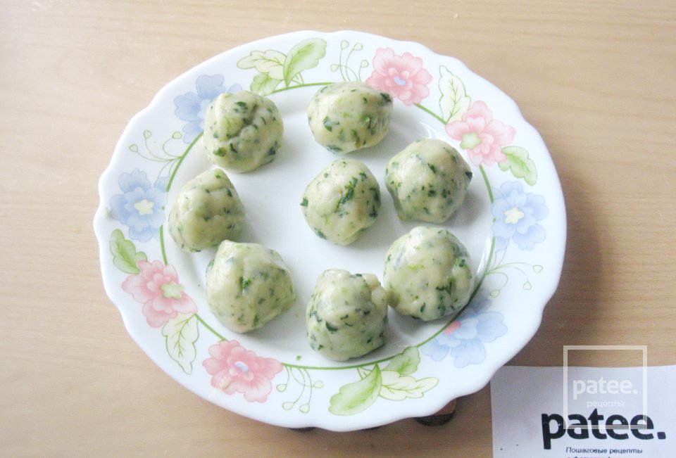 Суп с галушками и грибами - Шаг 15