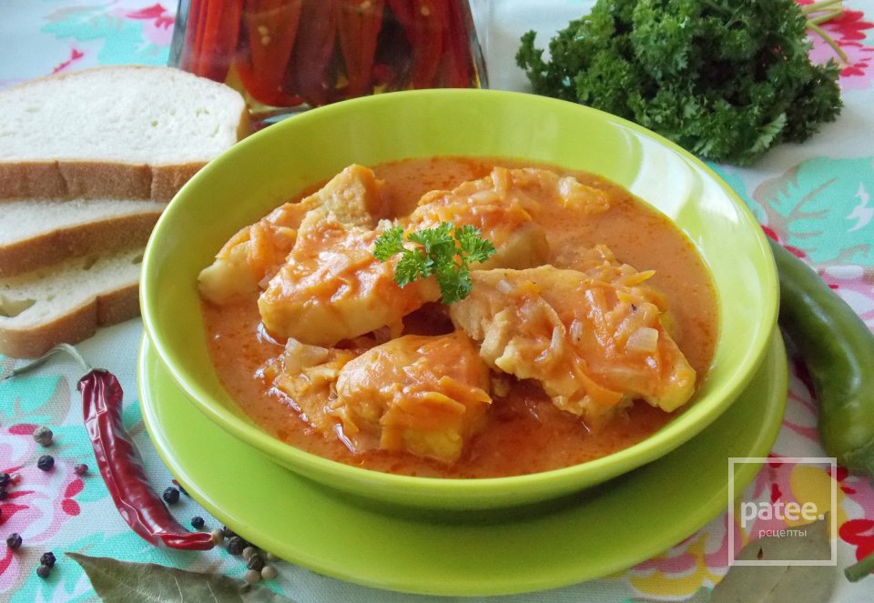 Филе хека в томатном соусе - Шаг 12