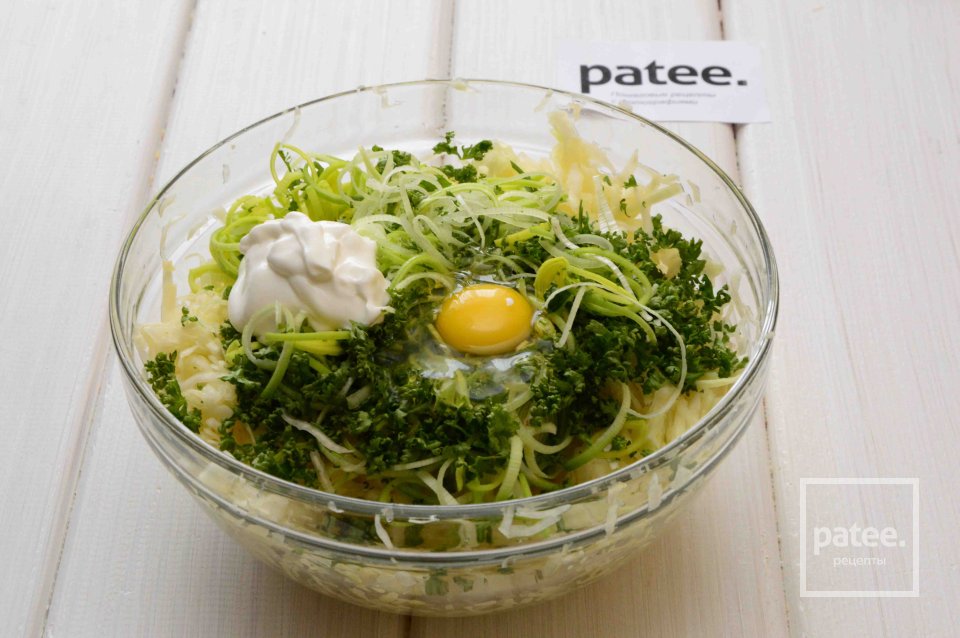 Капустные оладьи - Шаг 7