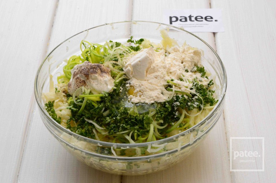 Капустные оладьи - Шаг 9