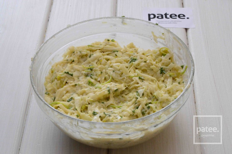 Капустные оладьи - Шаг 10