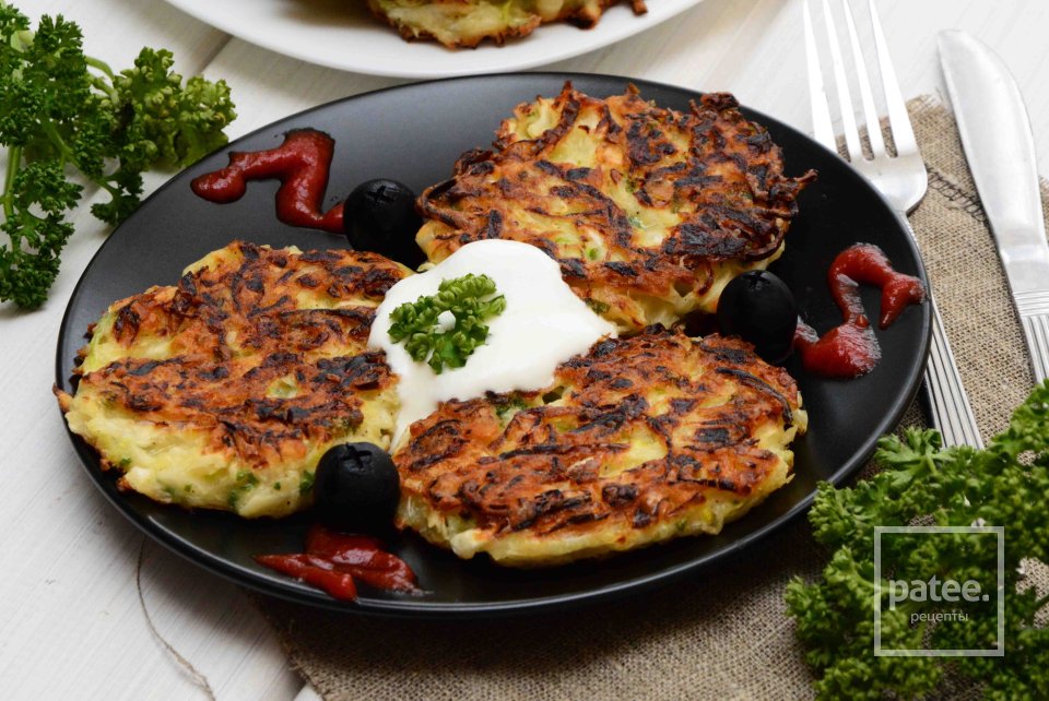 Капустные оладьи - Шаг 13