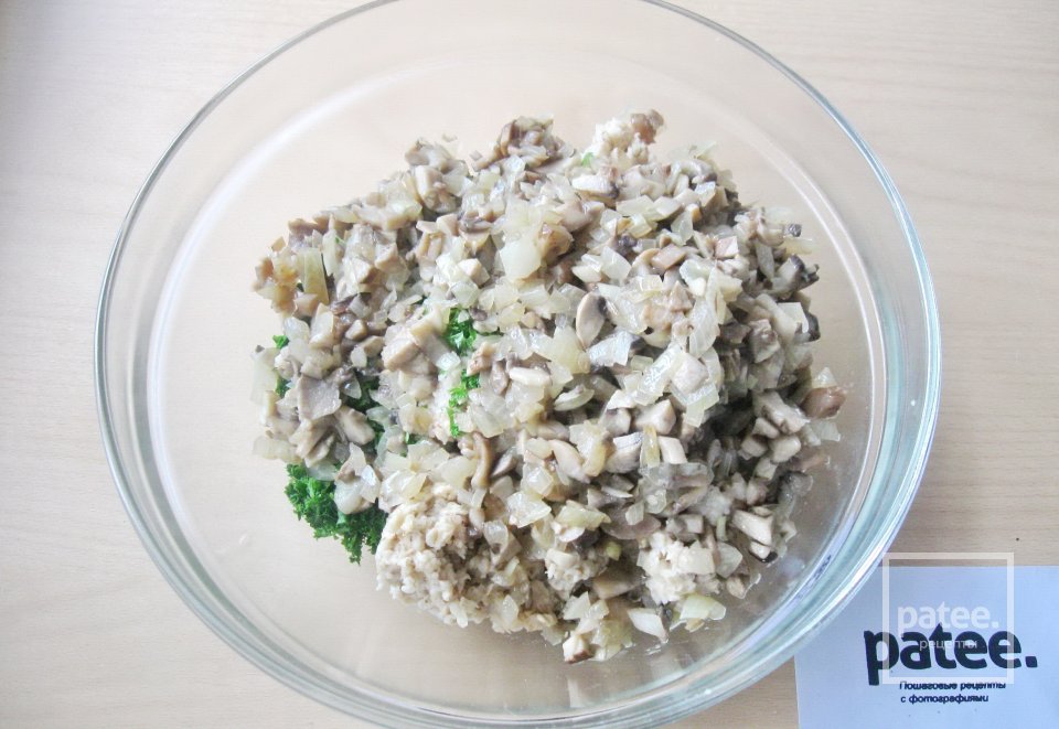 Котлеты из овсяных хлопьев с грибами - Шаг 9