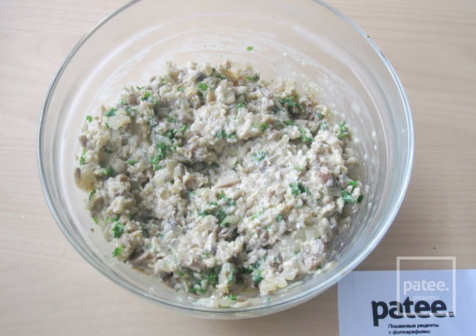 Котлеты из овсяных хлопьев с грибами - Шаг 12