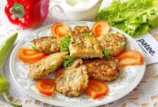 Котлеты из овсяных хлопьев с грибами