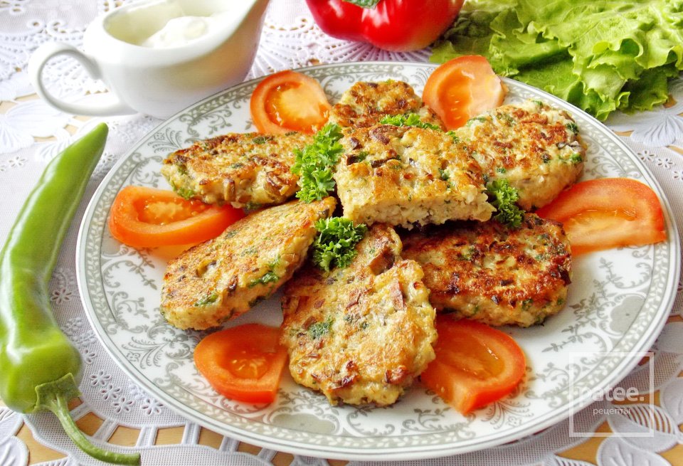 Котлеты из овсяных хлопьев с грибами - Шаг 15