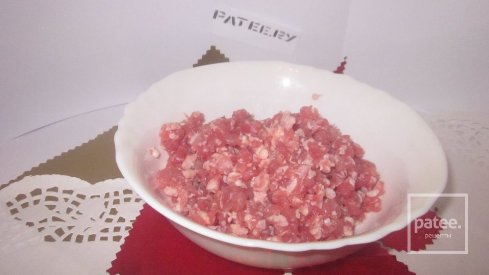 Котлеты "Великолепные"фарш говядина плюс свинина - Шаг 1