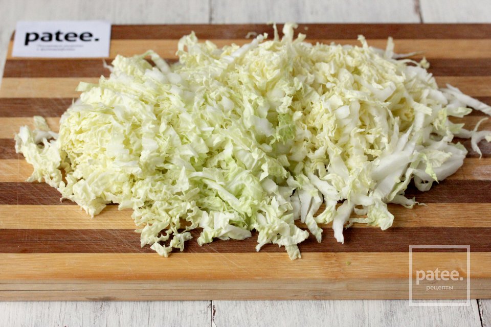 Салат из пекинской капусты с авокадо - Шаг 2