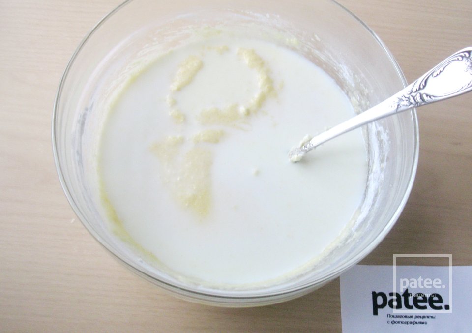 Пирог с пудингом  в мультиварке - Шаг 6