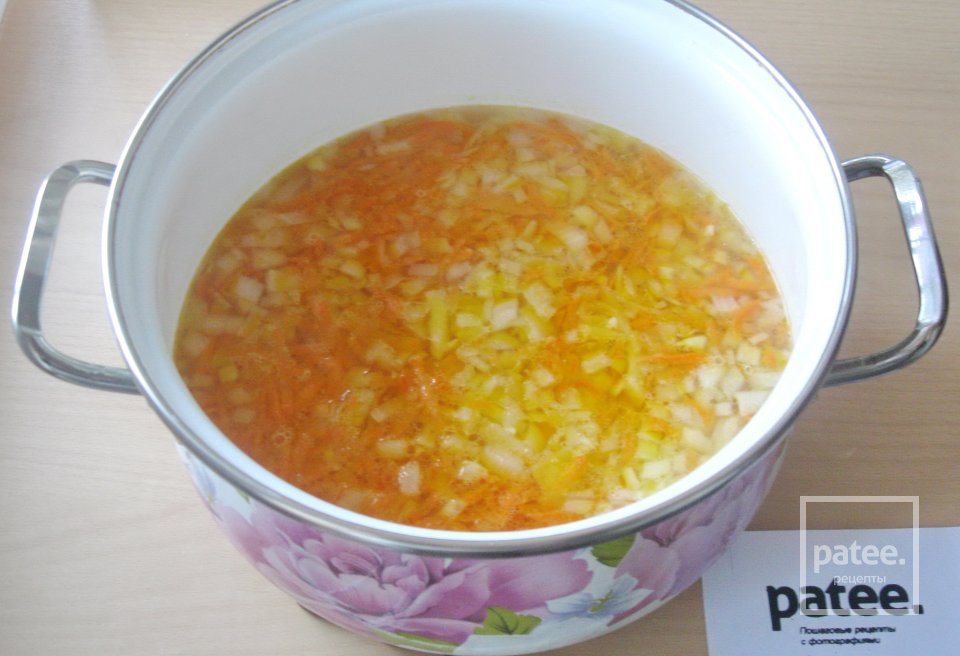 Овощной суп с пекинской и савойской капустой - Шаг 7
