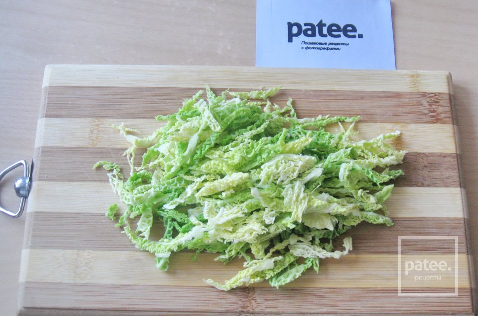 Овощной суп с пекинской и савойской капустой - Шаг 10