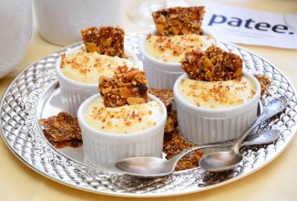 Ванильный крем с грильяжем