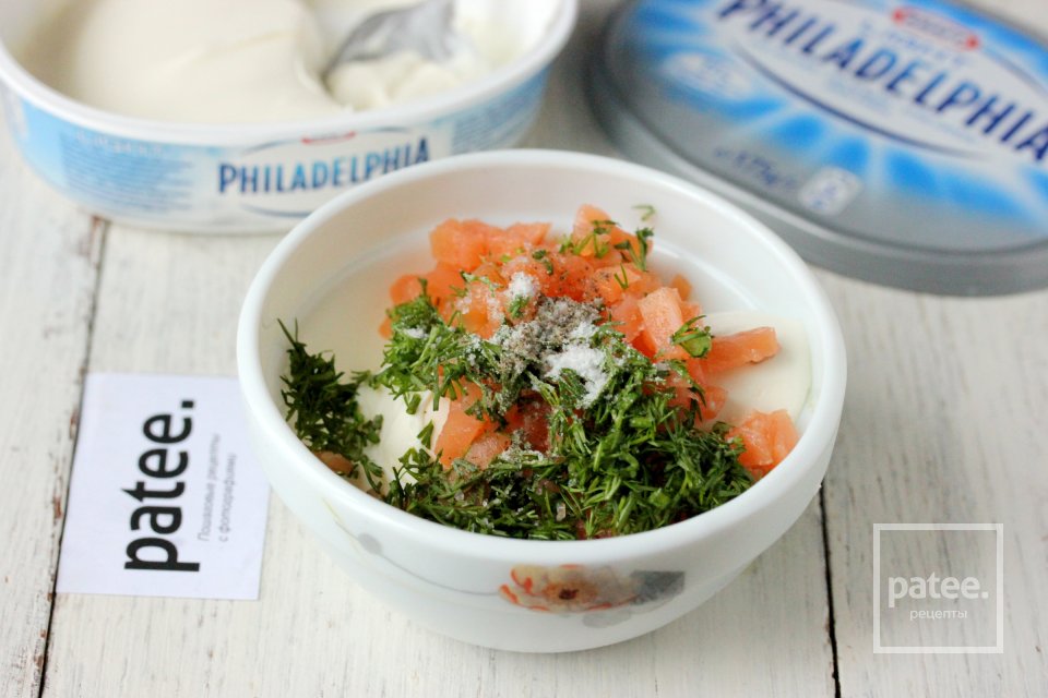 Волованы с красной икрой - Шаг 7