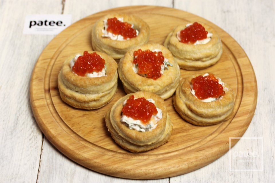 Волованы с красной икрой - Шаг 10