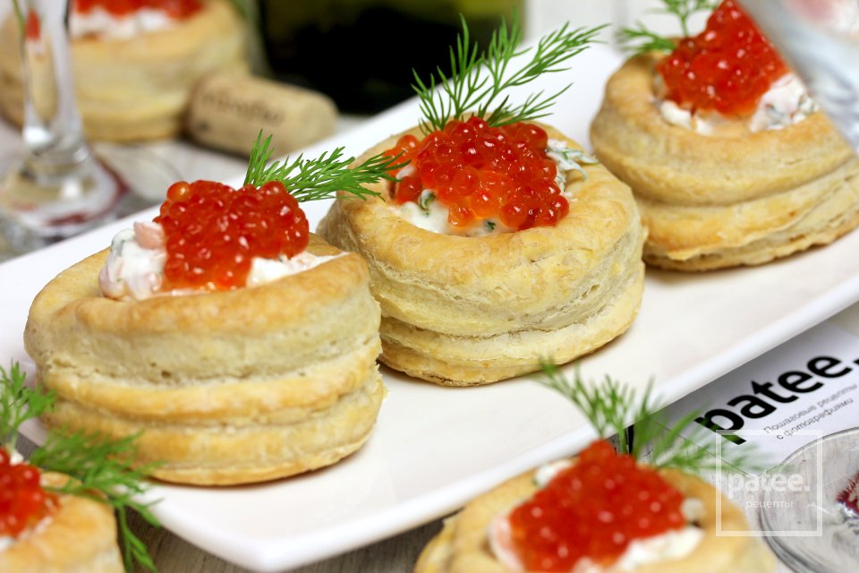 Волованы с красной икрой - Шаг 12