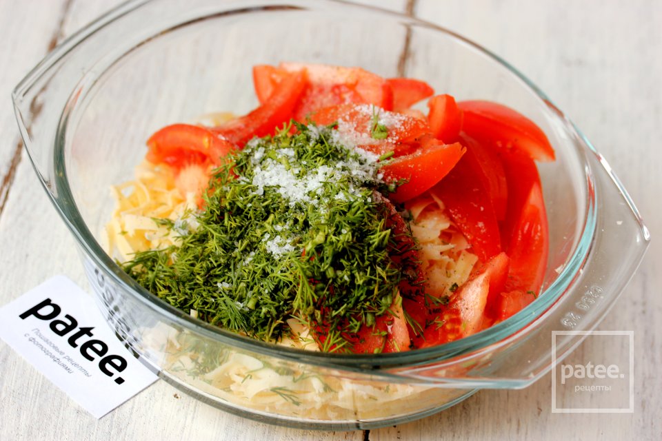 Скумбрия, фаршированная сыром и помидорами - Шаг 8