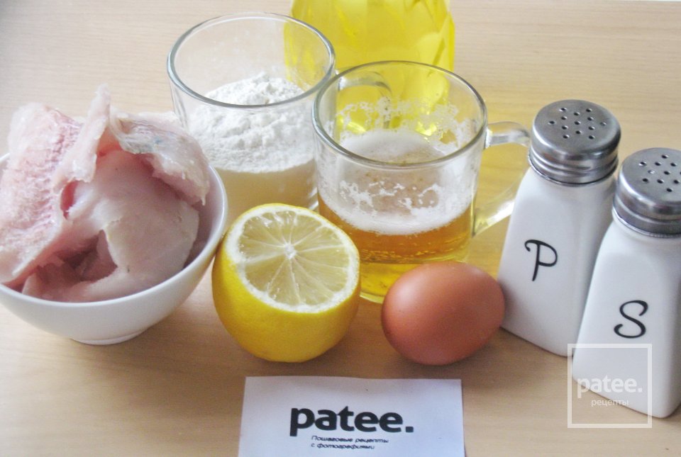 Филе трески во фритюре - Шаг 1