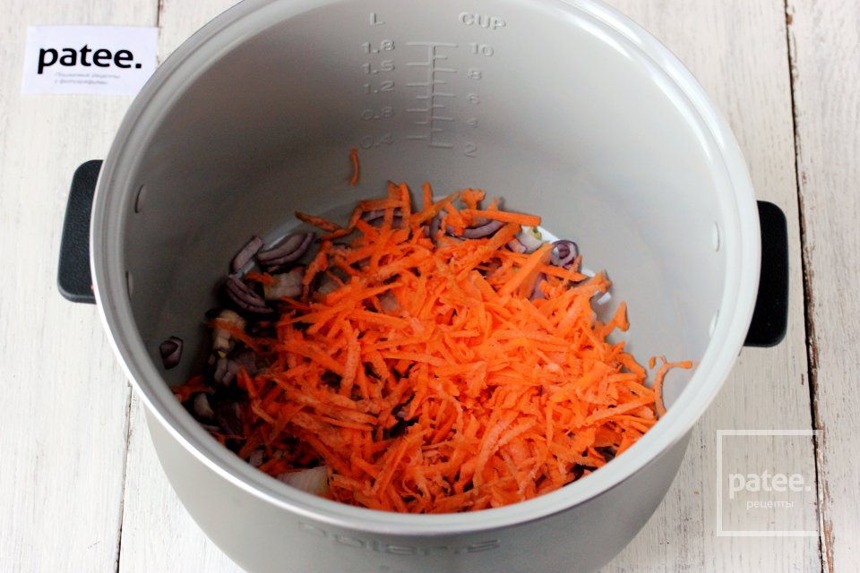 Гречка со свёклой и морковью в мультиварке - Шаг 3