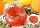 Цитрусовый конфитюр с тимьяном в микроволновке