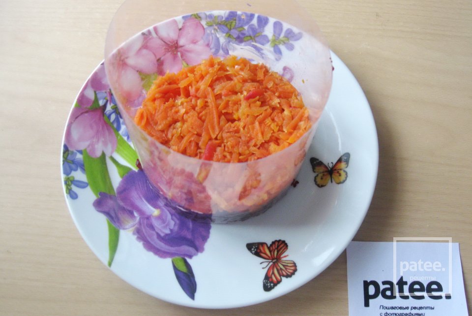 Салат с копченой семгой - Шаг 4