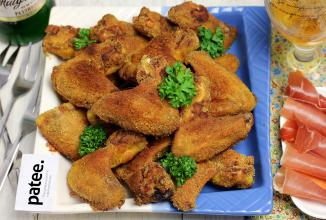 Хрустящие куриные крылышки