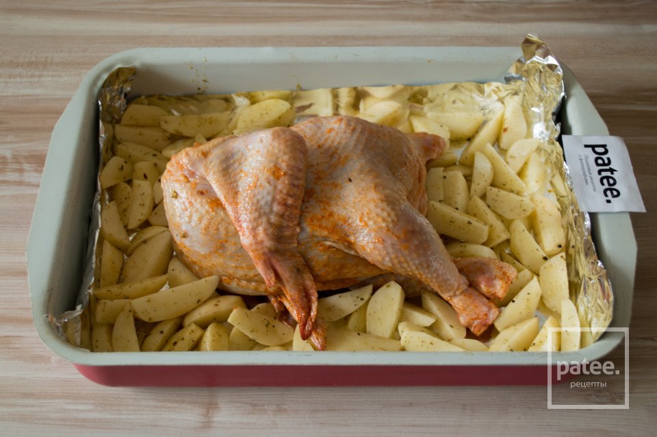 Цыплёнок запеченный с картофелем - Шаг 11