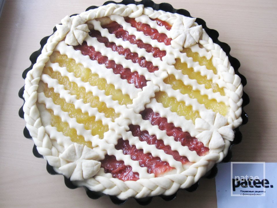 Сдобный пирог  Два джема - Шаг 13