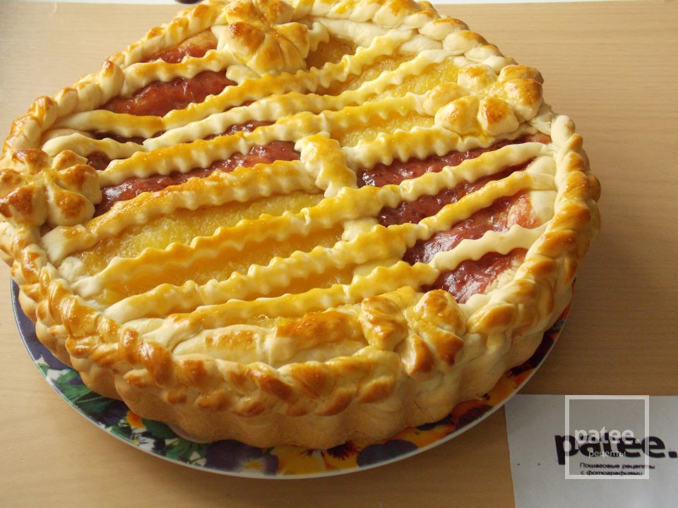 Сдобный пирог  Два джема - Шаг 14