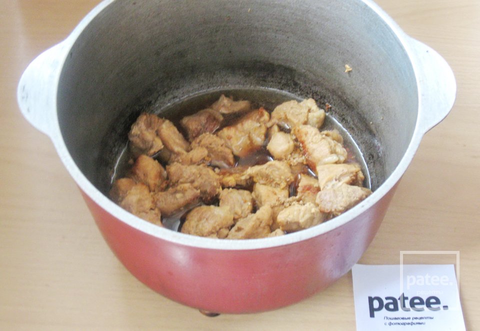 Рагу из свинины в соусе - Шаг 8