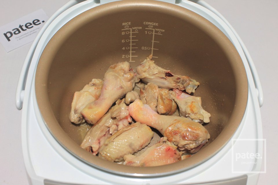 Курица с фасолью в мультиварке - Шаг 6