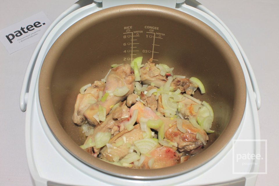 Курица с фасолью в мультиварке - Шаг 7