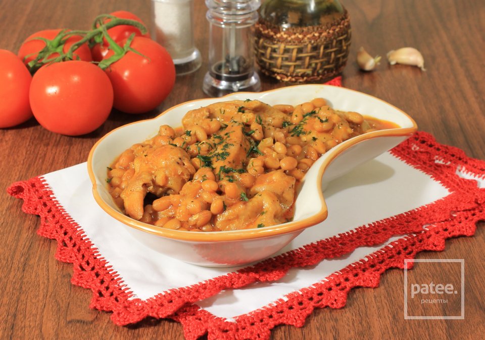 Курица с фасолью в мультиварке - Шаг 11