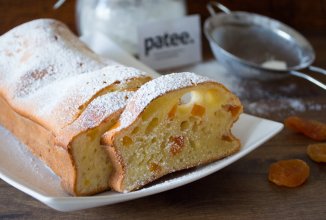 Пирог Сметанник с курагой