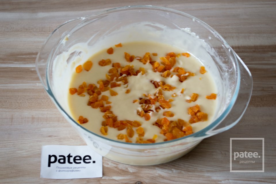 Пирог Сметанник с курагой - Шаг 9