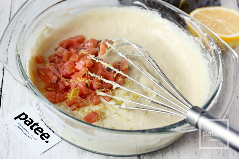 Закусочные вафли с солёной сёмгой и лимоном - Шаг 11