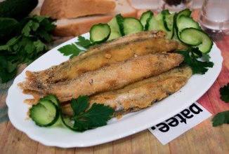 Жаренная мойва в хрустящей панировке