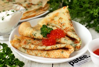 Блины с зеленью