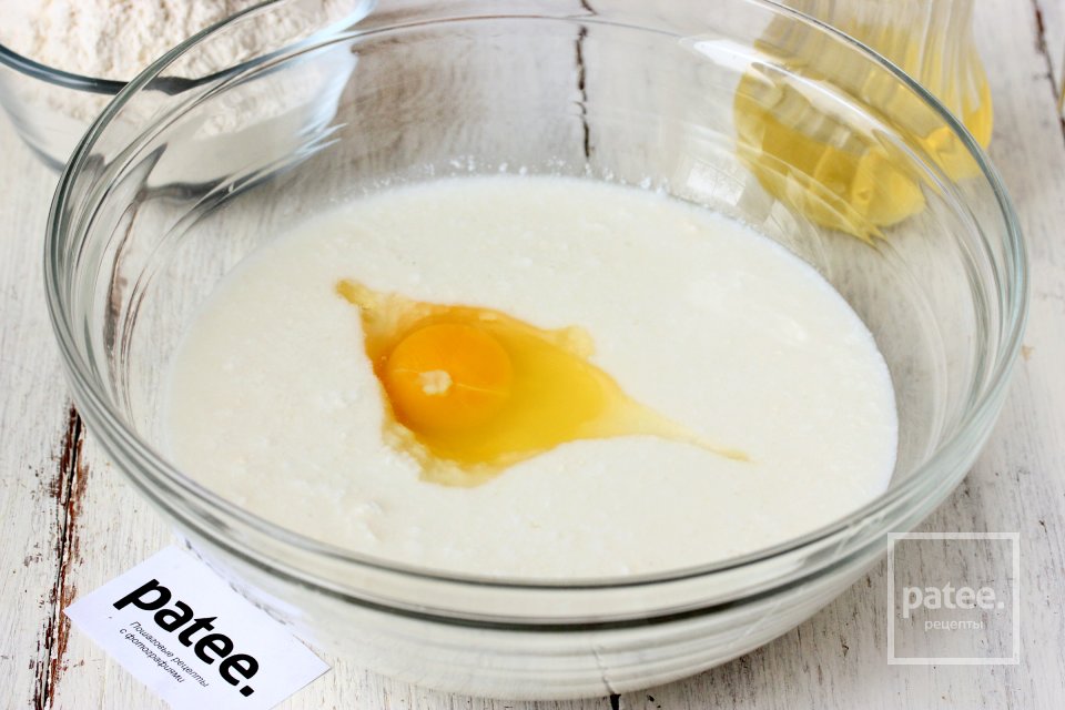 Блины с зеленью - Шаг 3