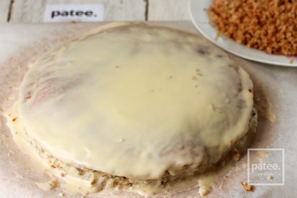 Банановый торт с орехами - Шаг 12