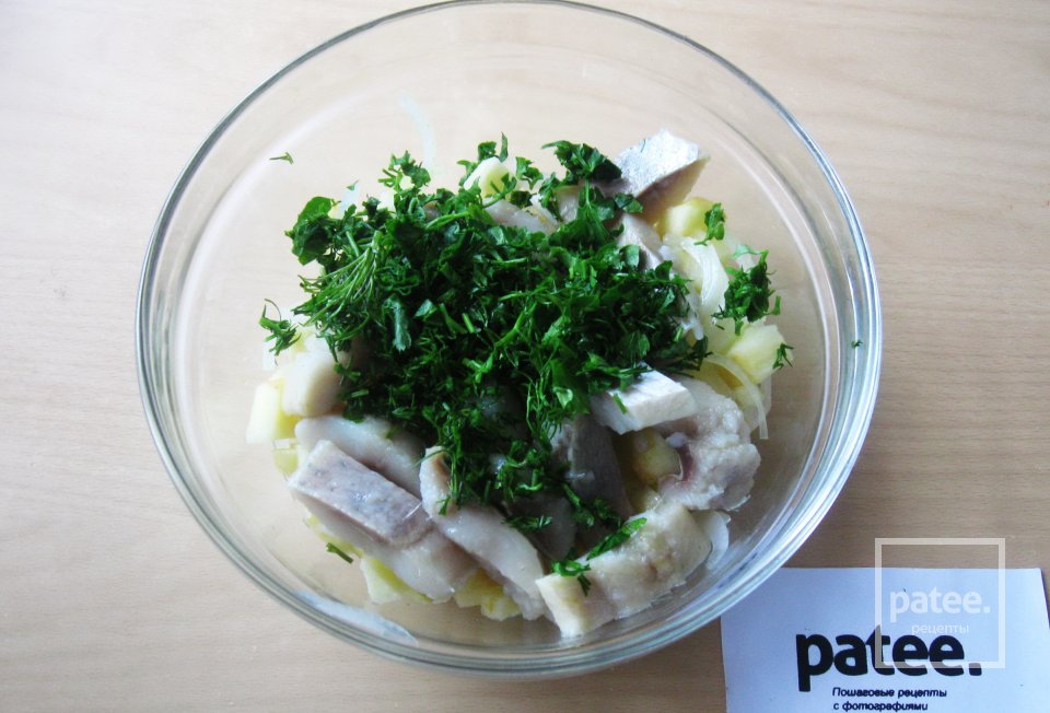 Салат из  филе  сельди - Шаг 11