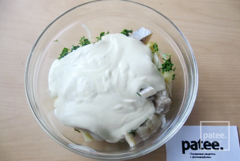 Салат из  филе  сельди - Шаг 14