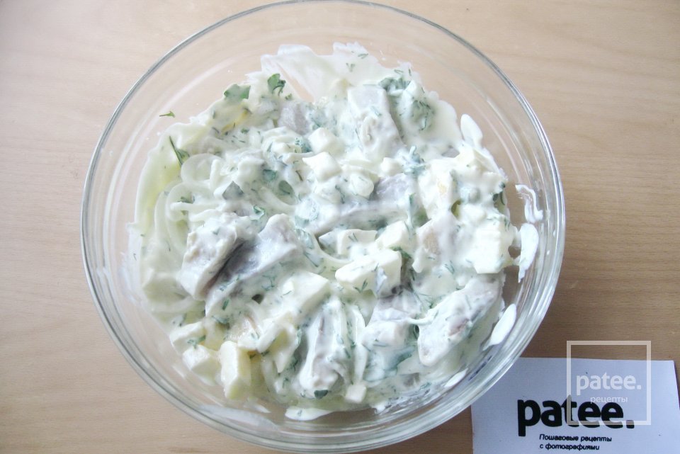 Салат из  филе  сельди - Шаг 15